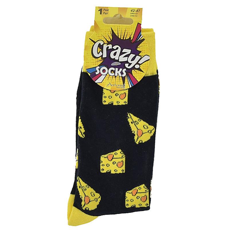 Crazy Socks Käse 42-47